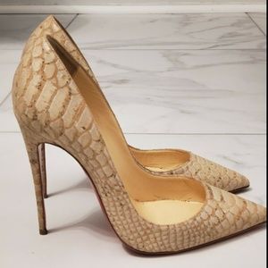 Christian Louboutin SO KATE 120 Liege Embossed